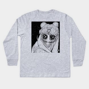 Moon Monster Kids Long Sleeve T-Shirt